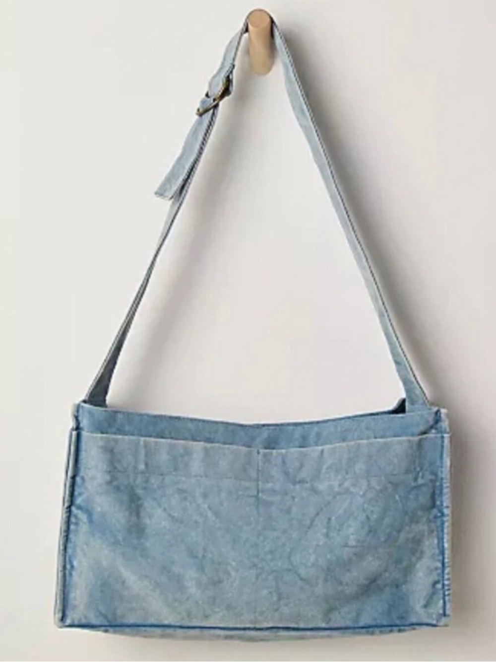 Free People Crossbody Bag. NWT. Denim.